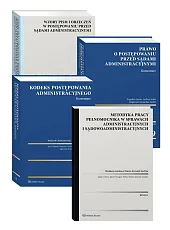 PAKIET: Prawo administracyjne: KPA Komentarz + PPSA Komentarz + Wzory pism + Metodyka PAKIET: Prawo administracyjne: KPA Komentarz + PPSA Komentarz + Wzory pism + Metodyka